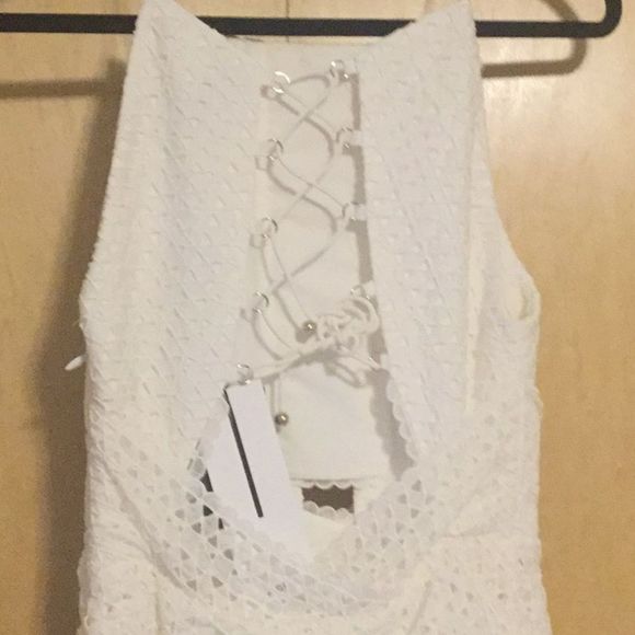 Acler Womens Maxi Cut Out Formal Dress, Ivory - Picture 9 of 15